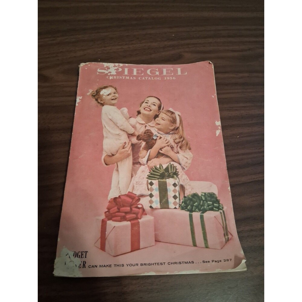 Spiegel 1956 Christmas Wish Book Catalog Holiday Toys Vintage